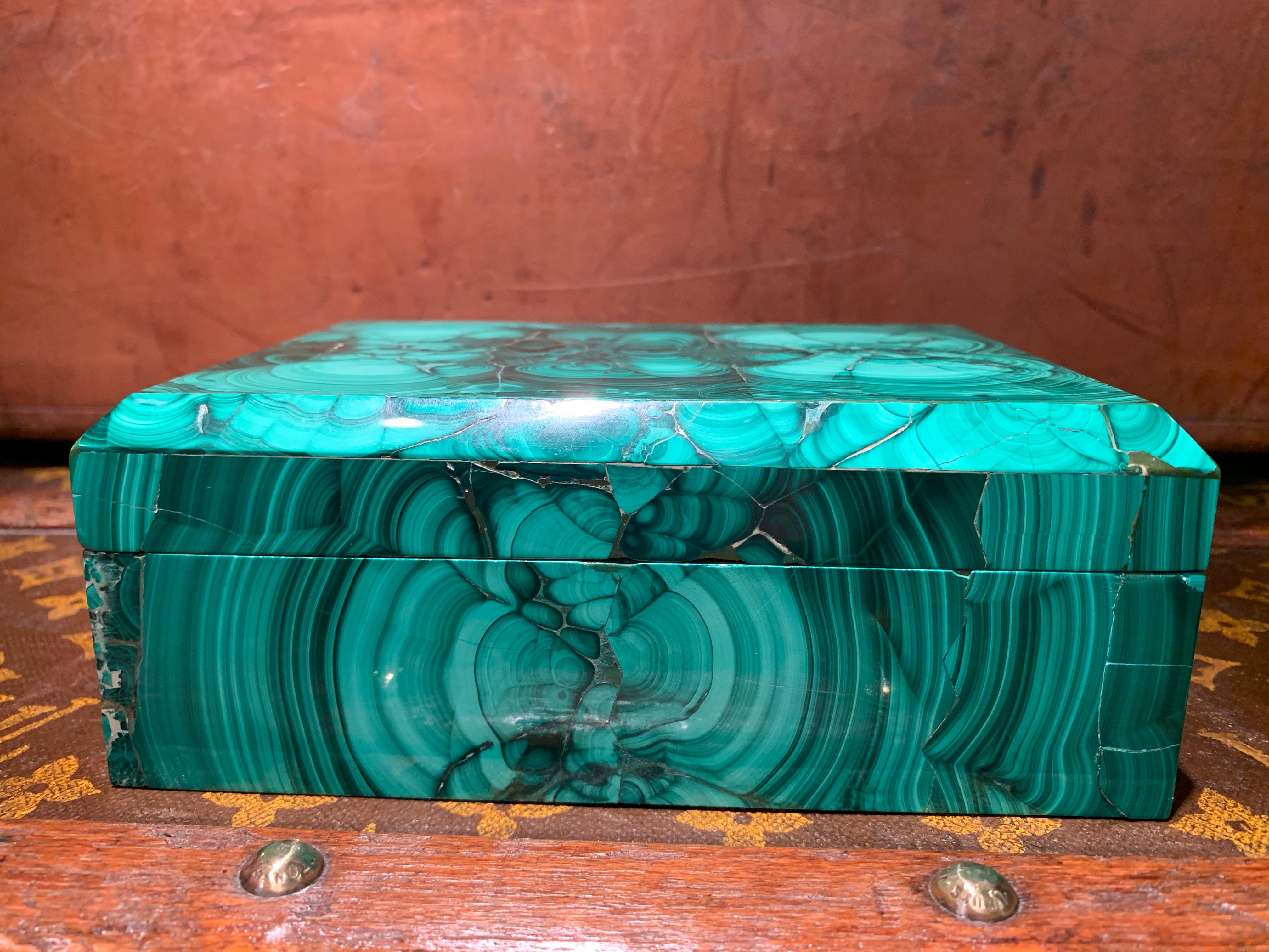 1940s Malachite Box 1