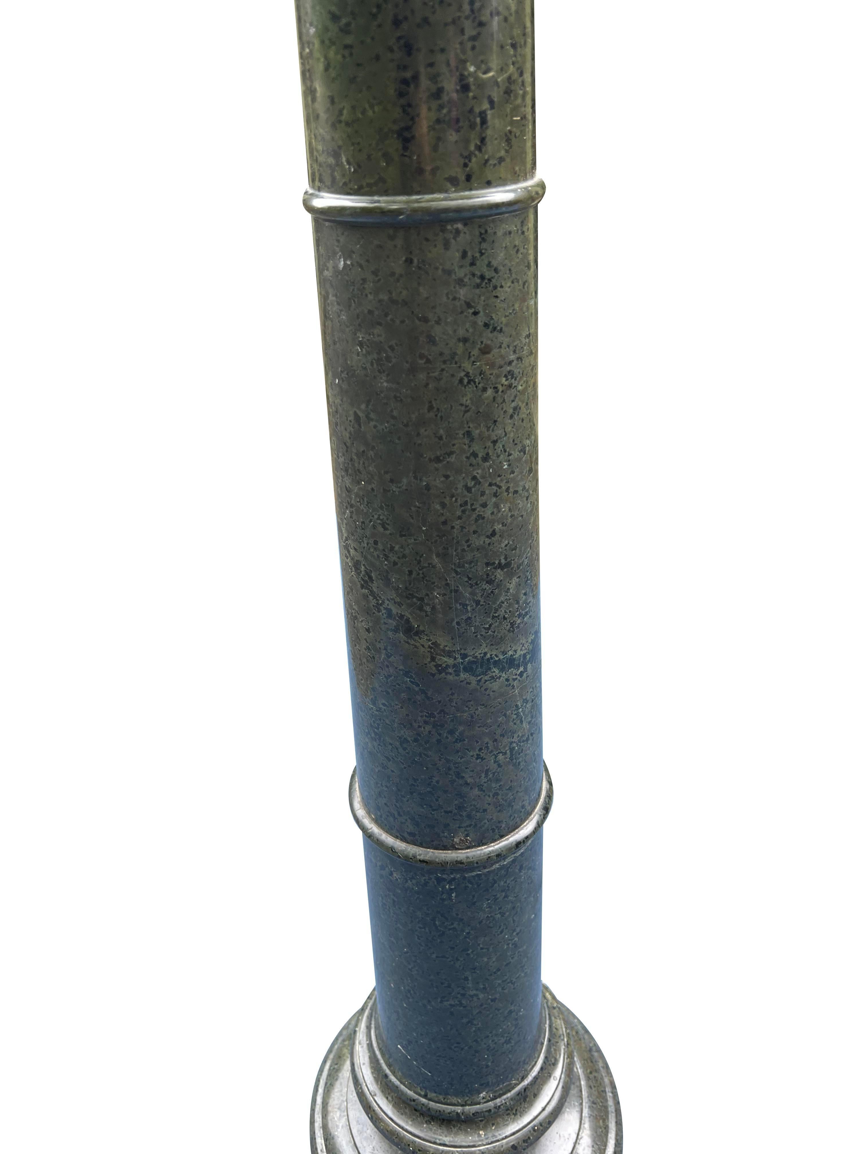 Marmorsäule The Pedestal in Grün aus den 1940er Jahren 1