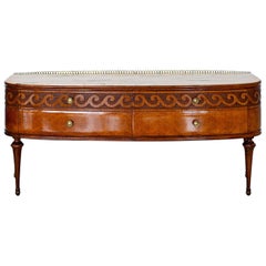 1940s Marble Top Sideboard