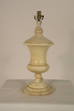 1940s Marble Urn Table Lamp