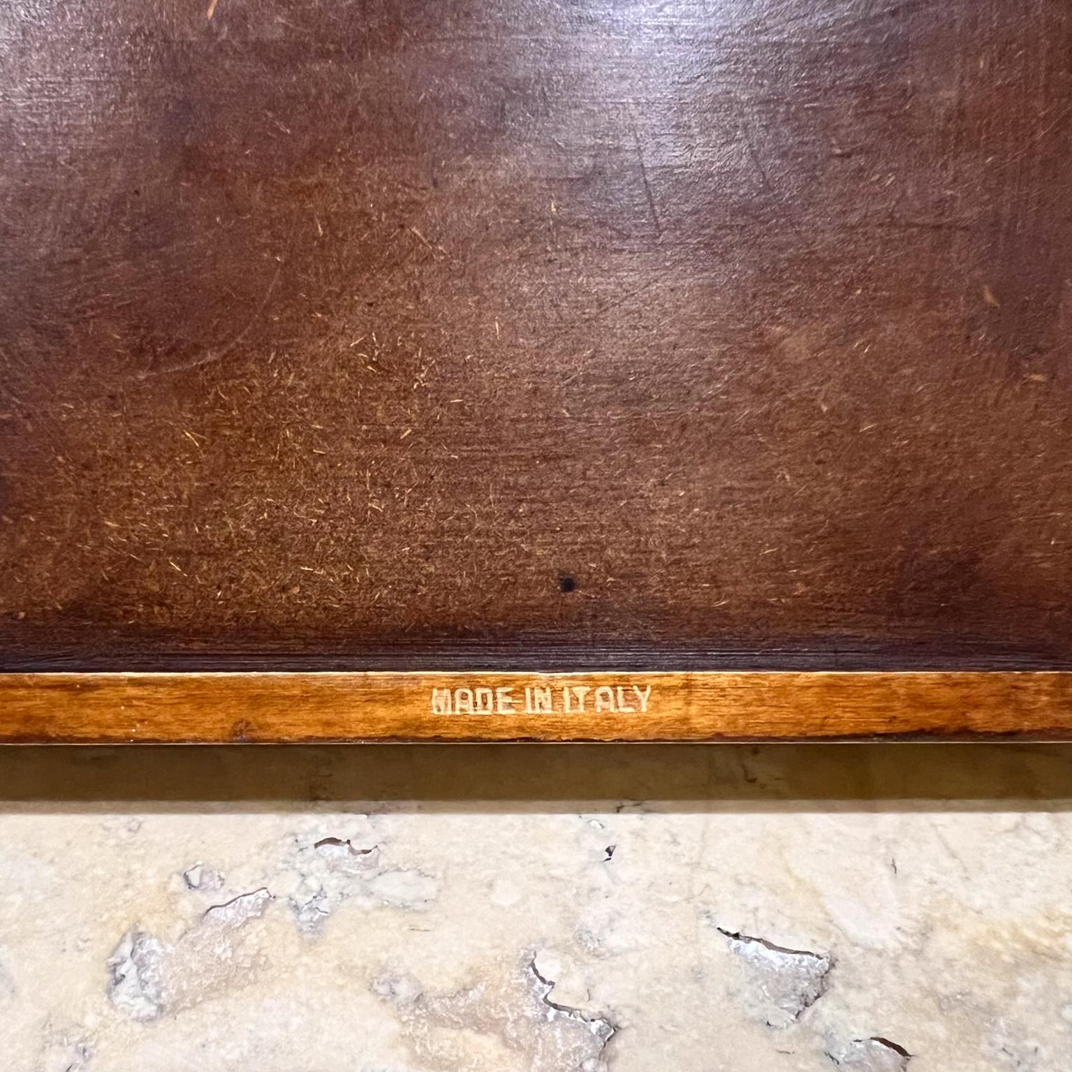 1940s Mark Cross Lujosa Caja de Madera Vintage Italia en venta 6