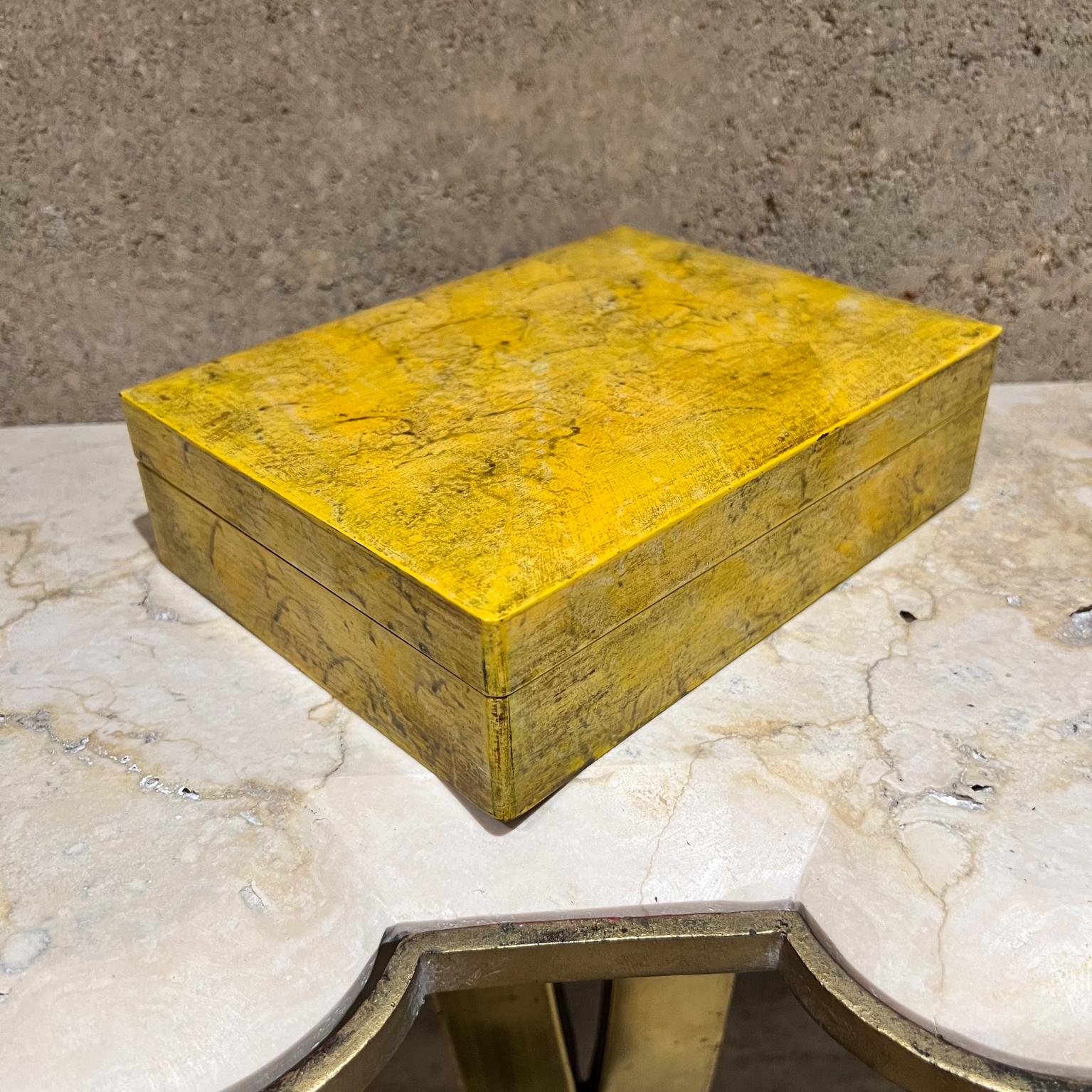 1940s Mark Cross Lujosa Caja de Madera Vintage Italia Moderno de mediados de siglo en venta