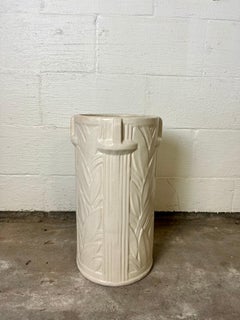 1940s McCoy Glazed Pottery Umbrella or Stick Stand