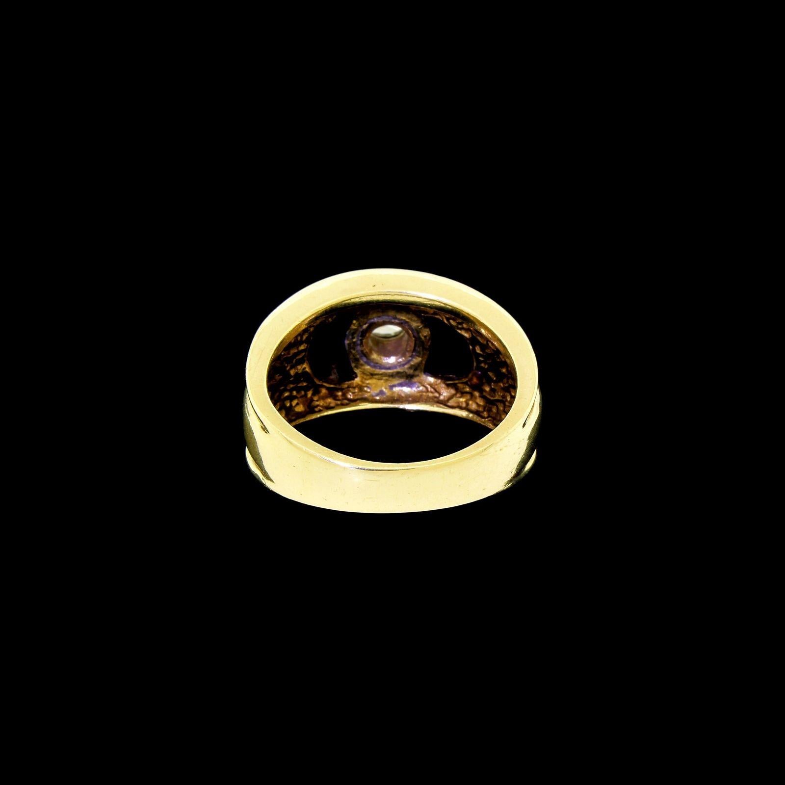 Men's 1940s Men’s Diamond Onyx Ring Approximate 0.72 Carat 14.3grams Stunning