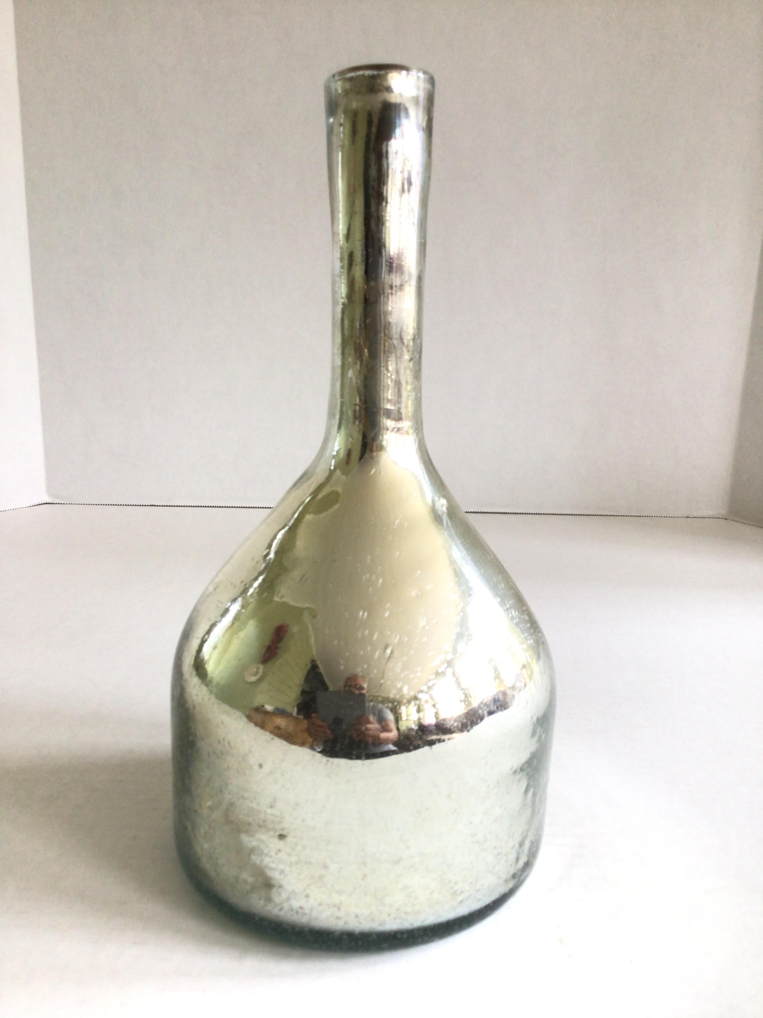 Vaso Brocca in vetro Mercury degli anni '40 In condizioni buone in vendita a Tarrytown, NY