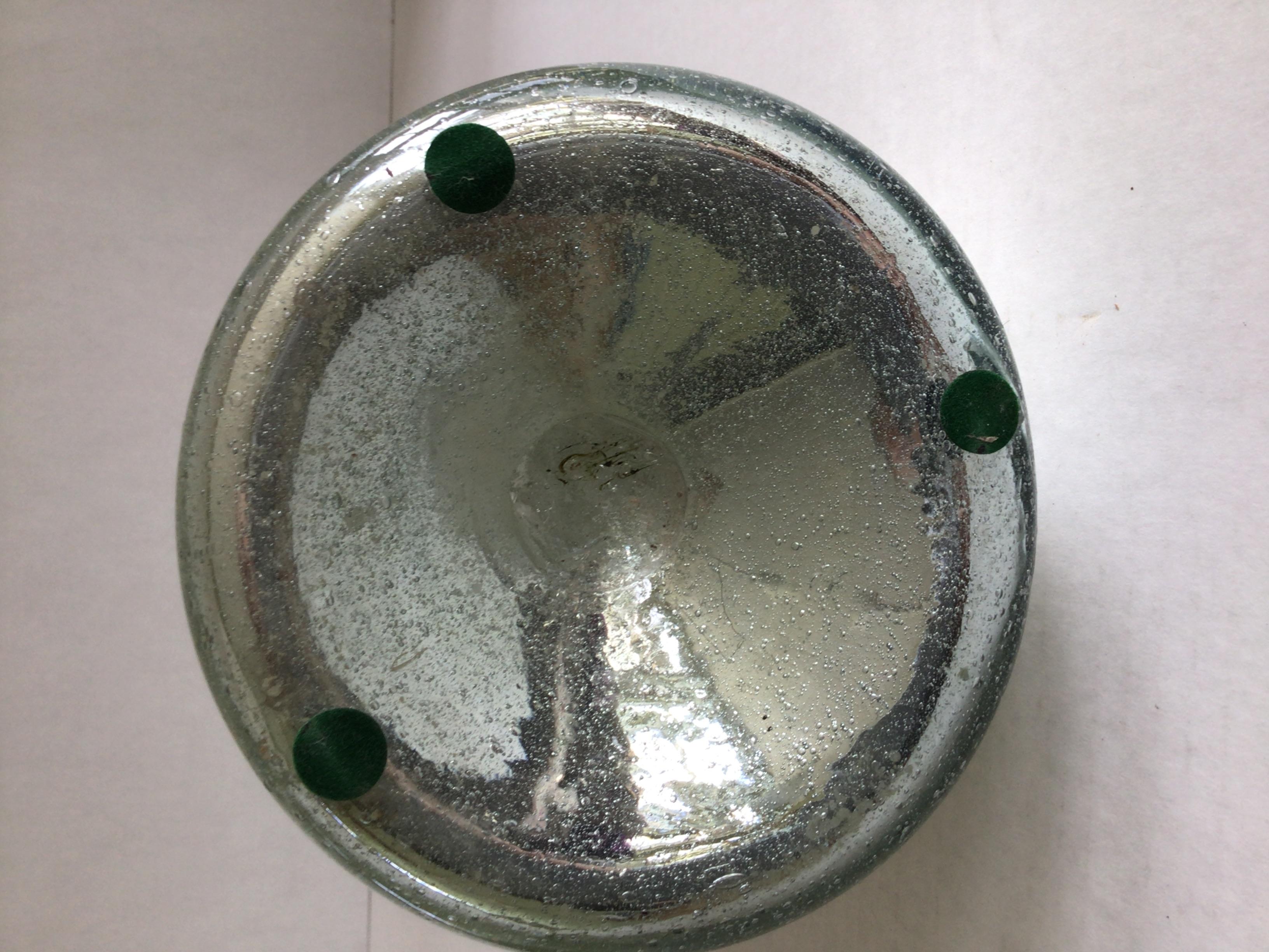 Vaso Brocca in vetro Mercury degli anni '40 in vendita 3