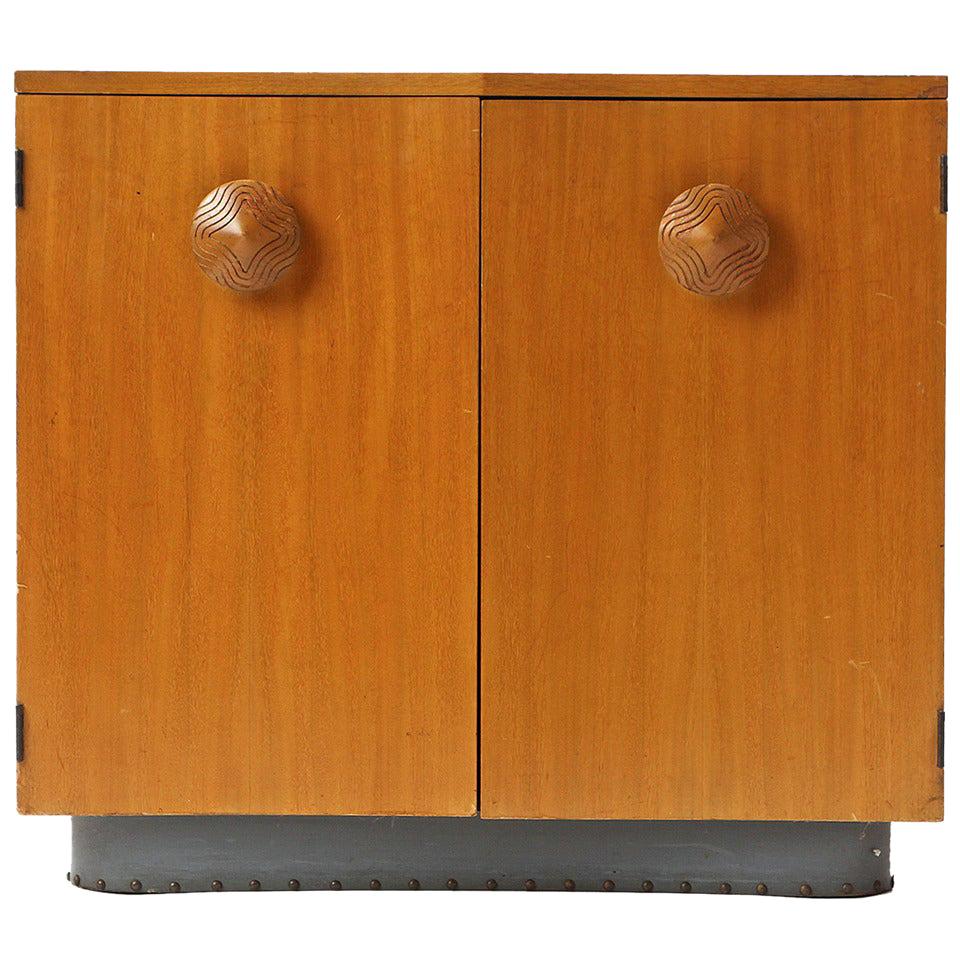 1940s Mid-Century Modern Ash "Paldao" Cabinet by Gilbert Rohde for Herman Miller