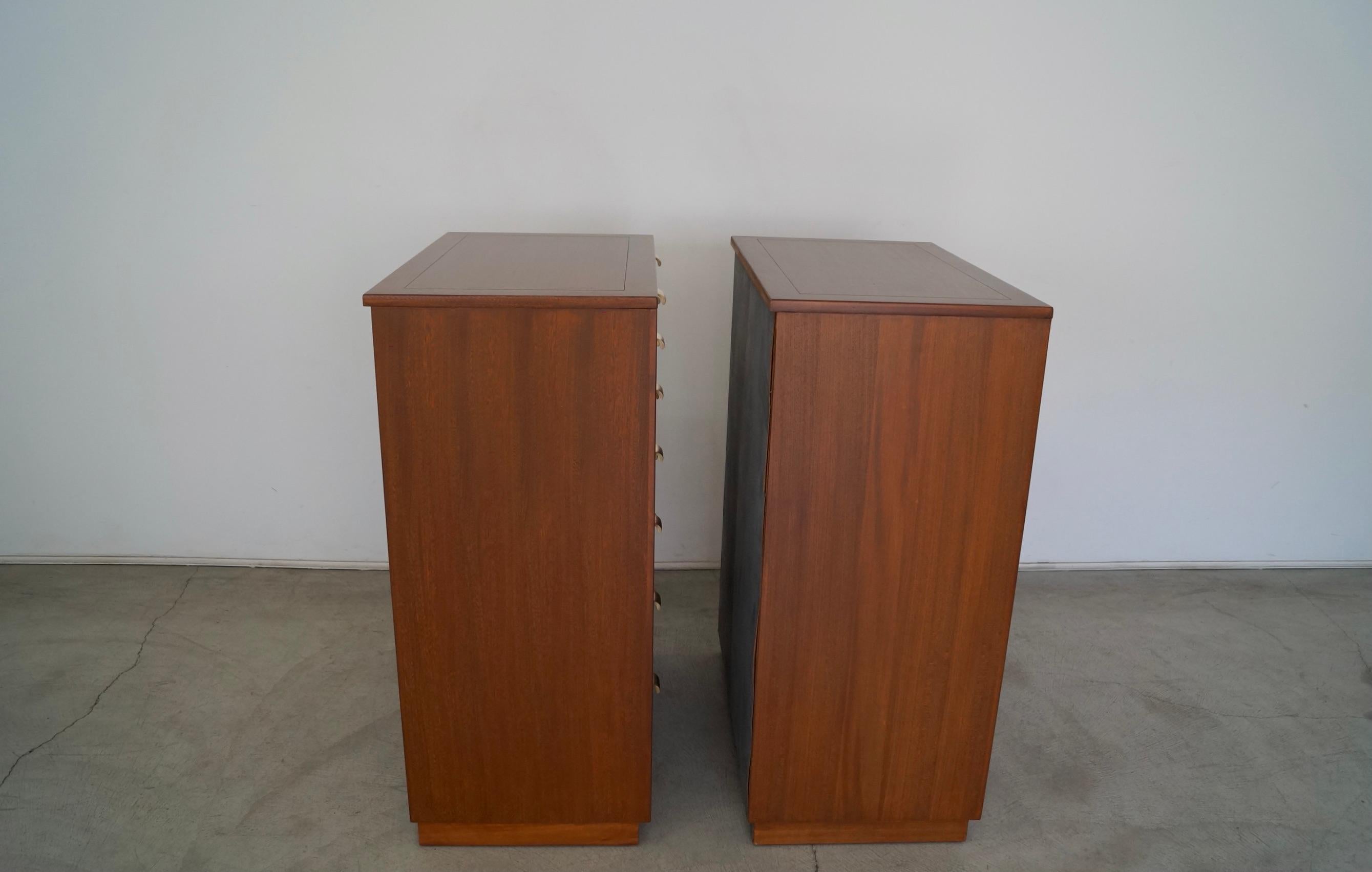 1940's Mid-Century Modern Edward Wormley Dressers, a Pair In Excellent Condition In Burbank, CA