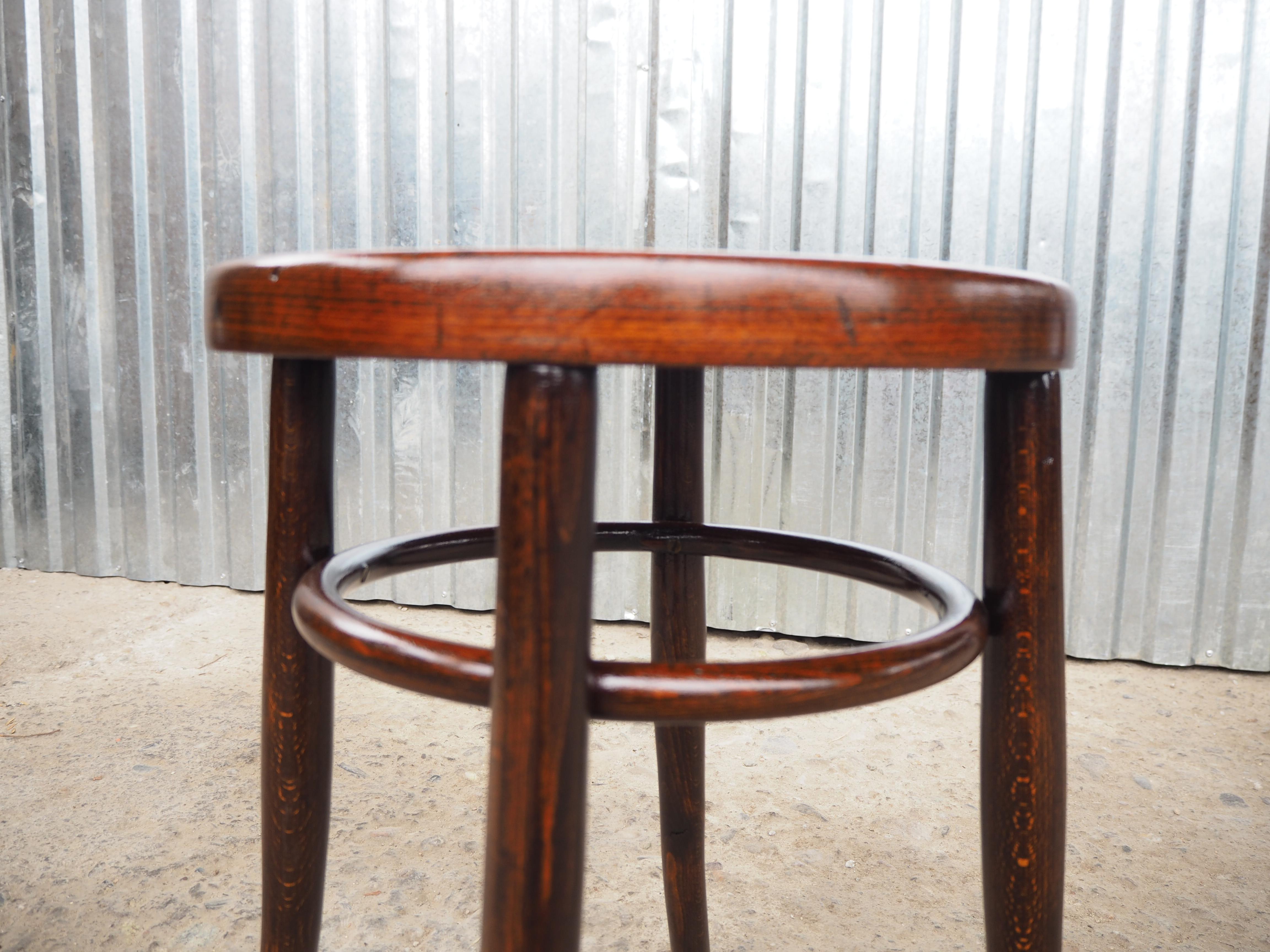 1940s Midcentury Thonet Stool, Europe For Sale 1
