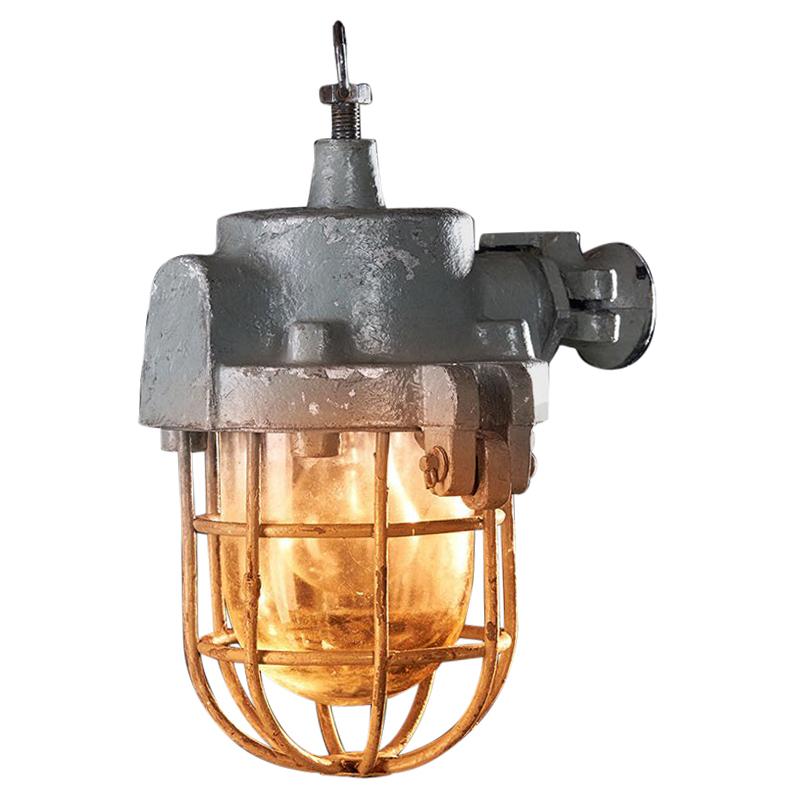 1940s Mining LPW Anti-Explosion Lamp Raw For Sale