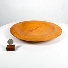 1940s Modern Large Maple Wood Plate Paul Mccobb Russel Wright Era
