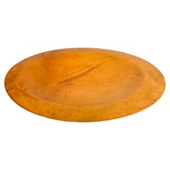 1940s Modern Large Maple Wood Plate Paul Mccobb Russel Wright Era