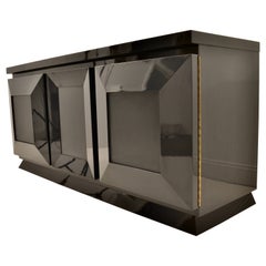 Credenza moderna degli anni '40 laccata a nuovo