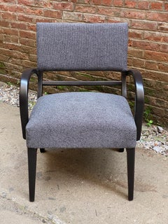 1940er Jahre Moderne Bow Arm Lounge Chair