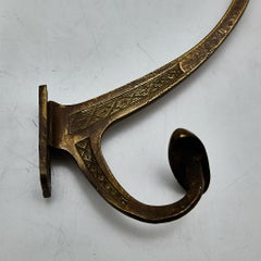 Vintage Modernist Metal Coat Hangers, 1940s Functional Art