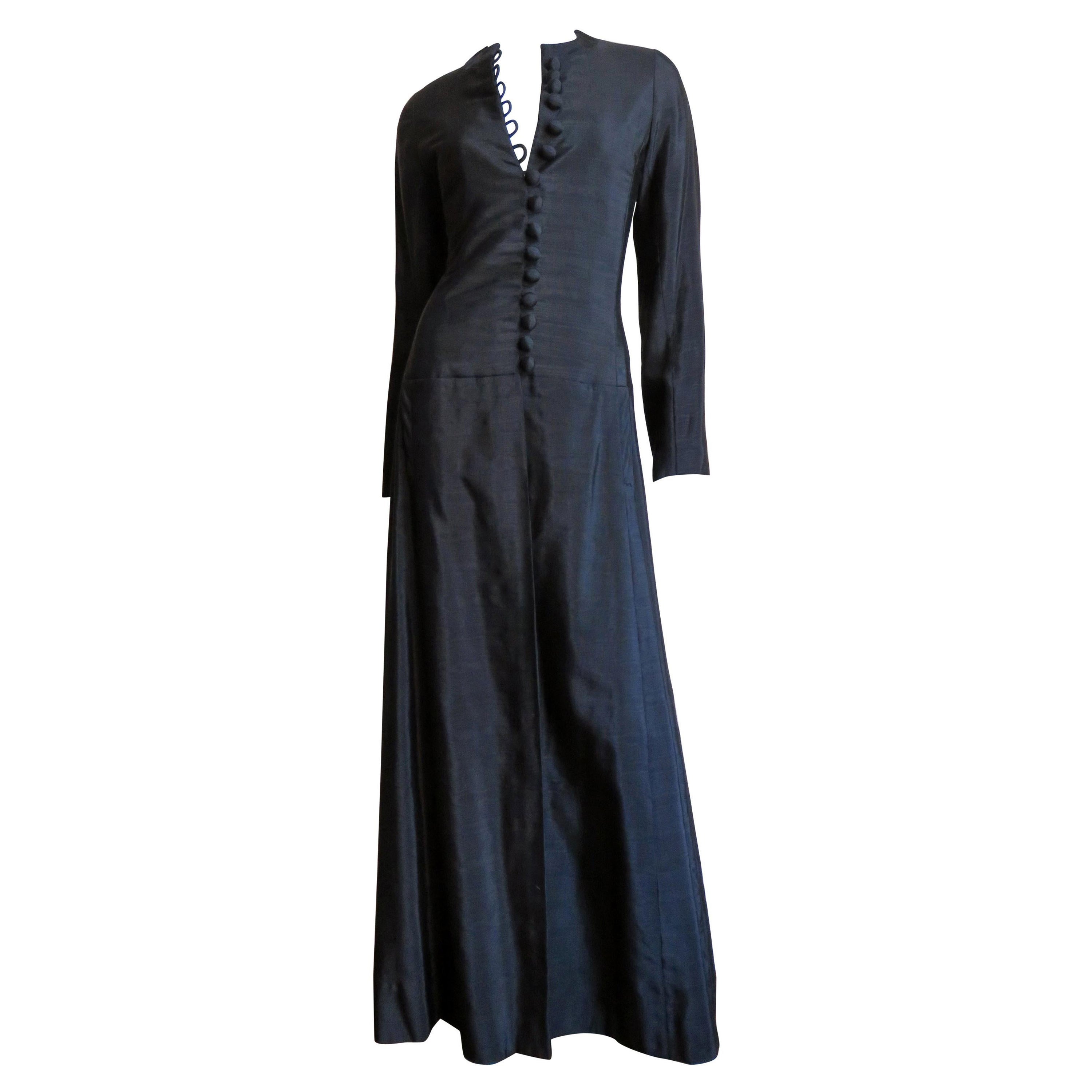 1940er Moire-Opernmantel im Angebot