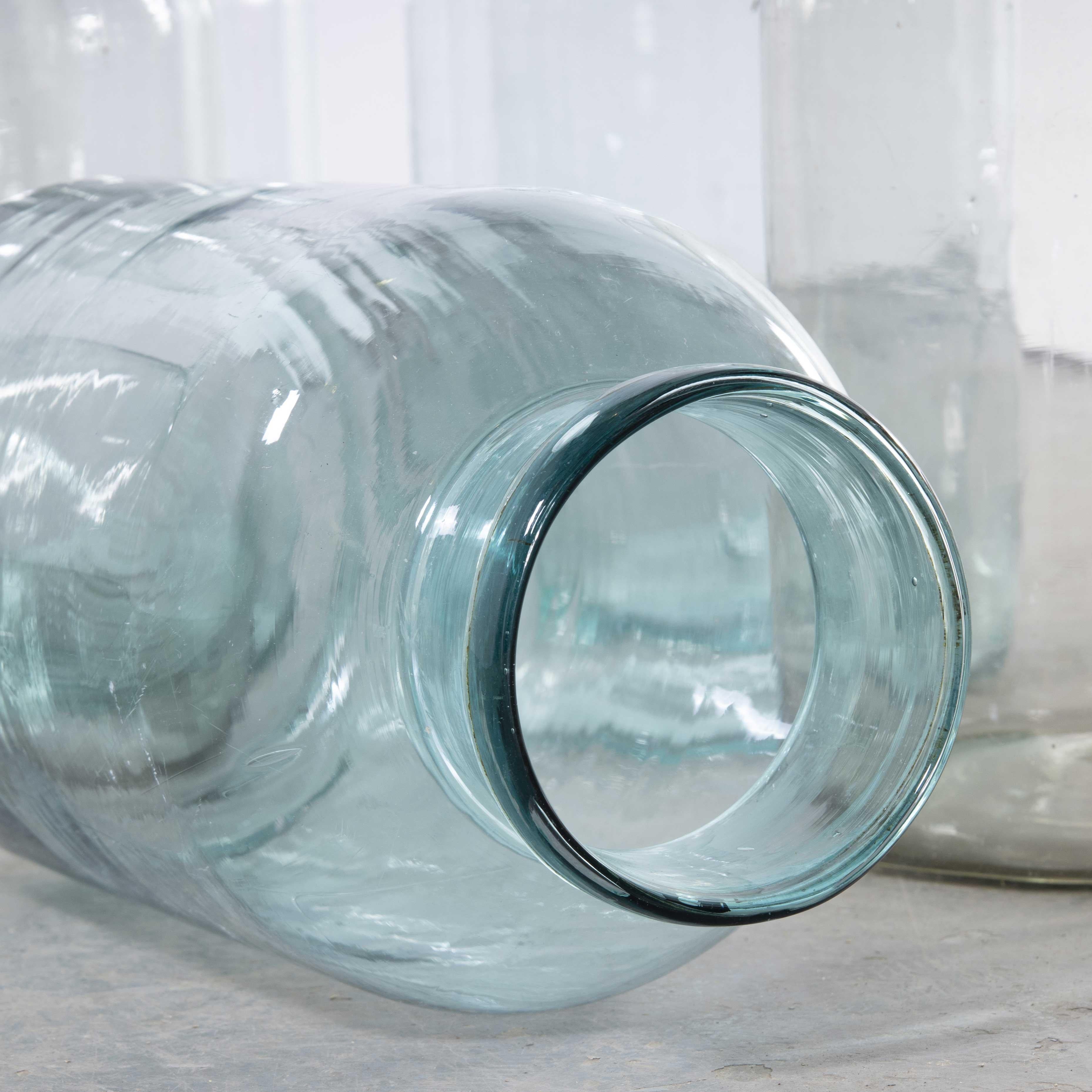 1940's Mouthblown Hungarian Storage Storage Jars - Extra Large For Sale 1