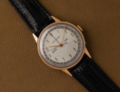 1940's Movado Vintage Triple Calendar Larger Size "FDR's Watch" - 18K Rose Gold