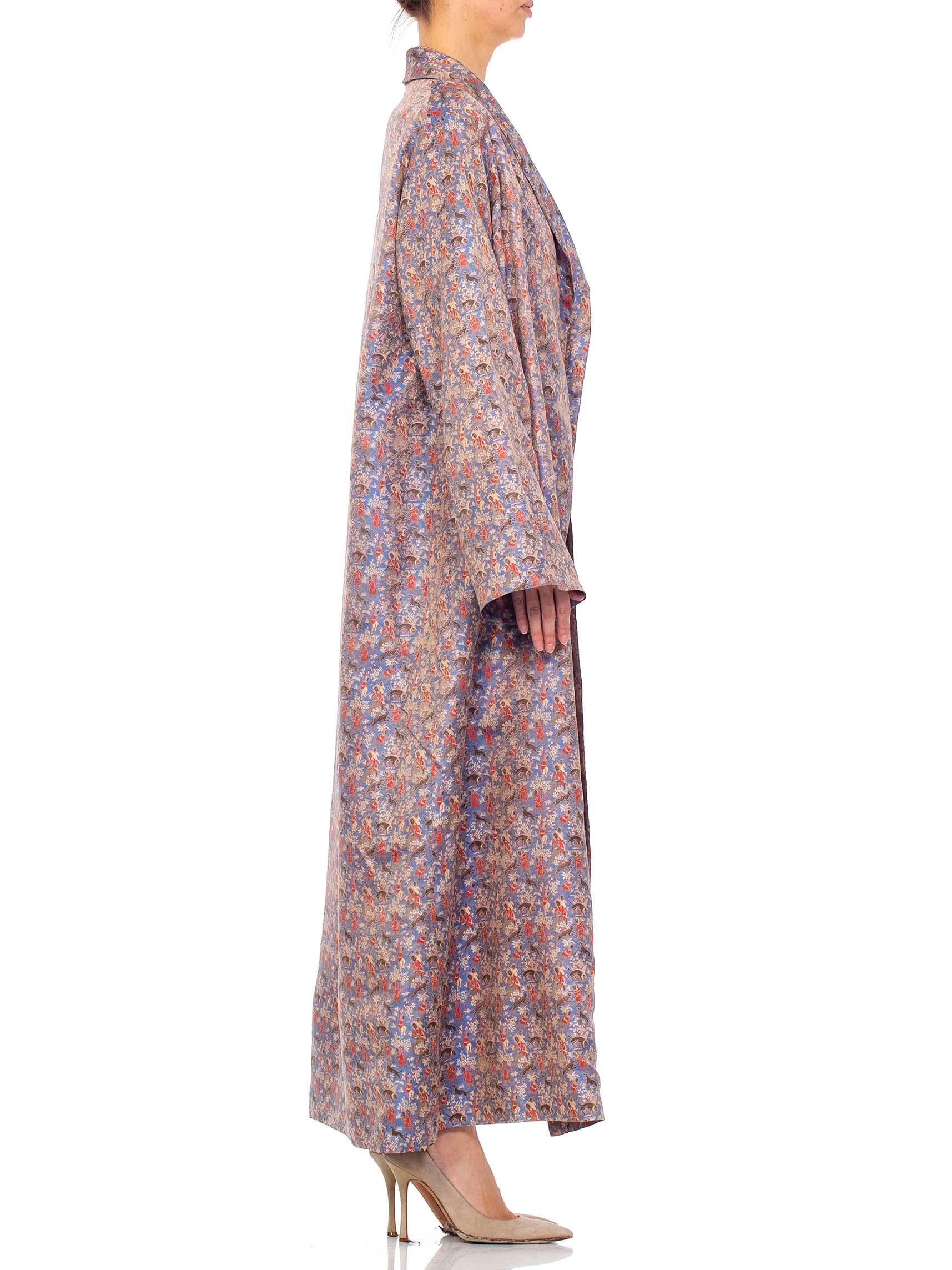 Women's 1940S Multicolored Silk 