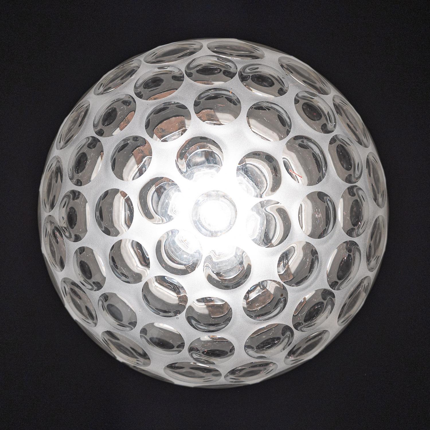 Ciondolo in vetro e metallo di Murano del 1940 attribuito a Lenti da Carlo Scarpa in vendita 1