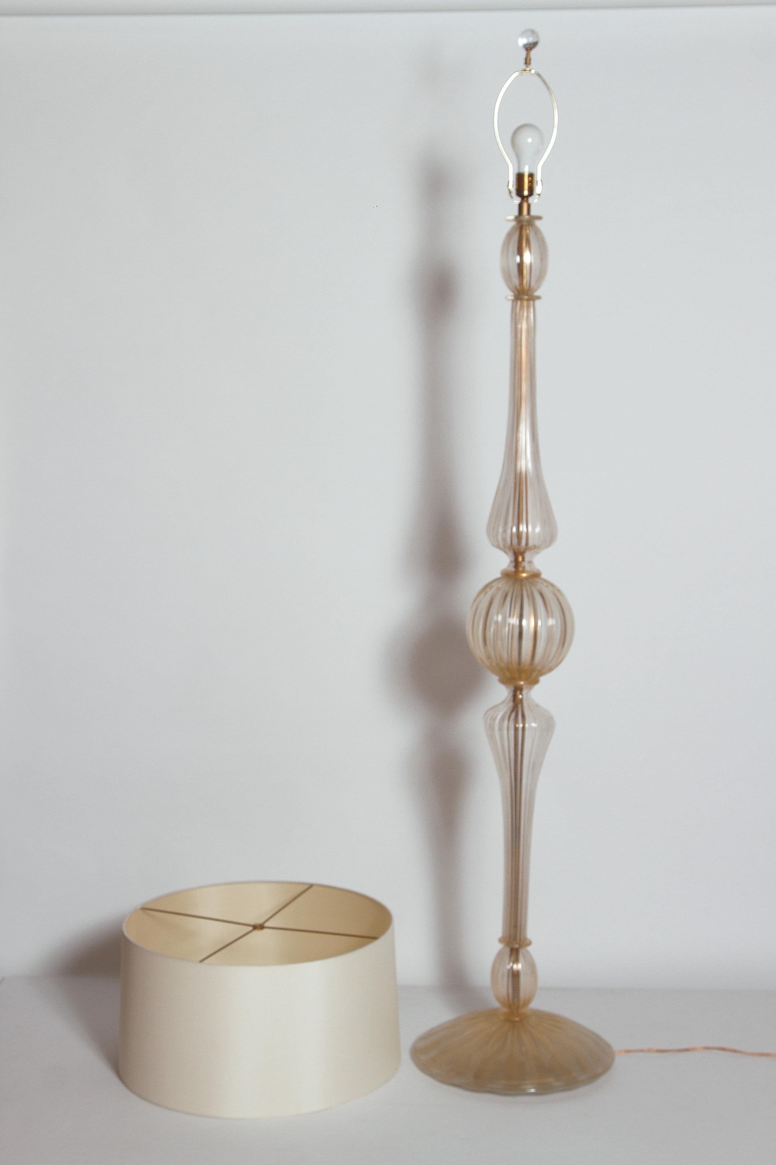 1940s Murano Glass Floor Lamp by Seguso 4