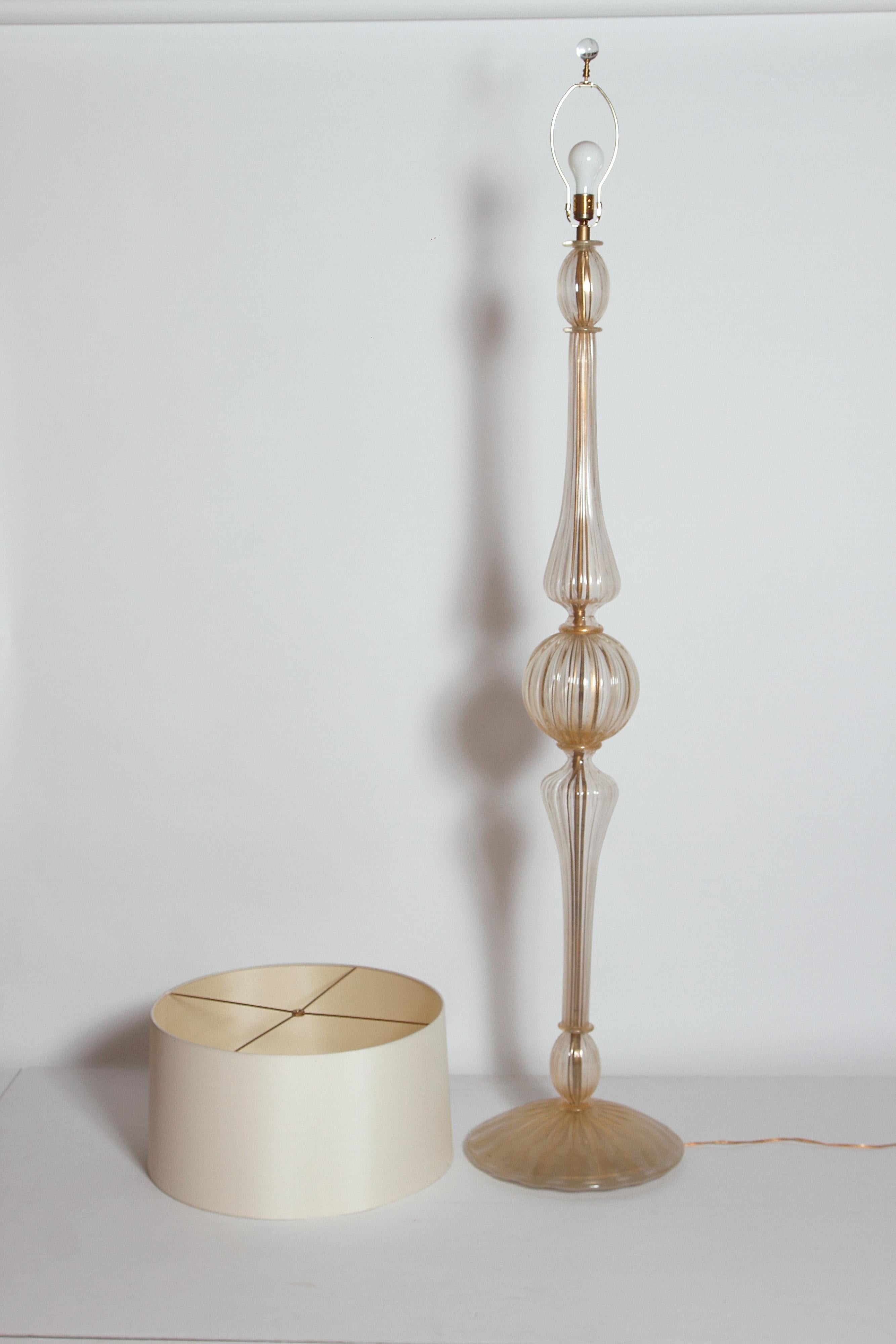 1940s Murano Glass Floor Lamp by Seguso 5