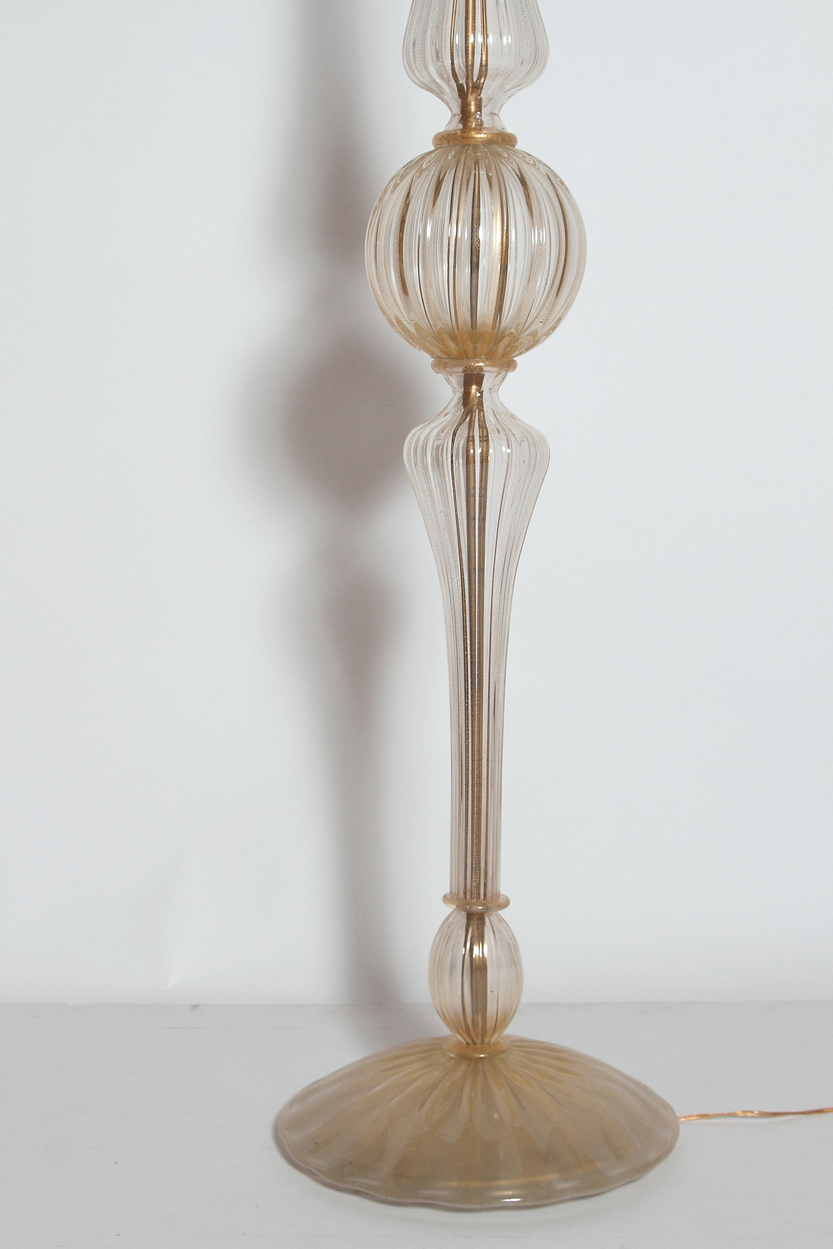 Mid-20th Century 1940s Murano Glass Floor Lamp by Seguso