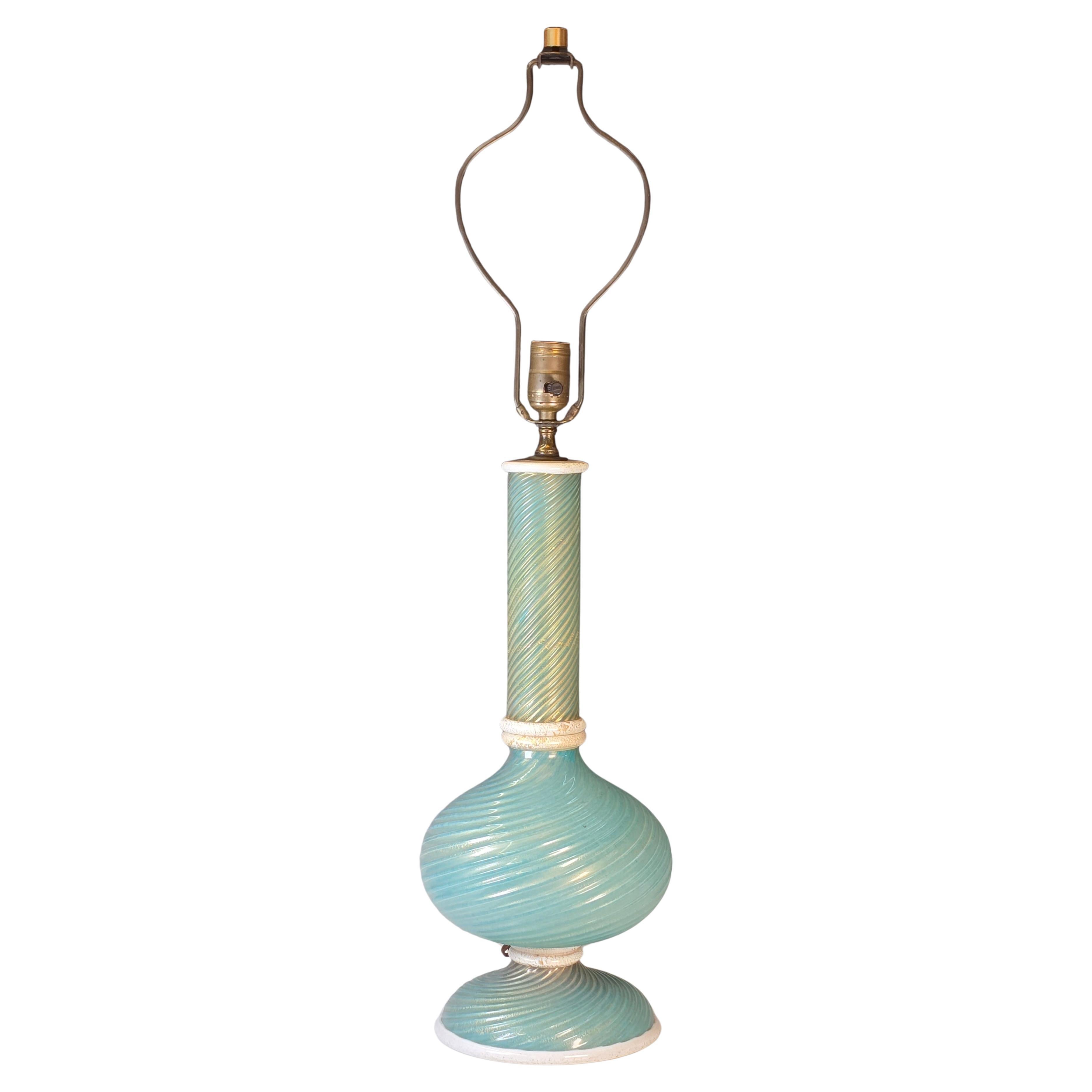 Lampada da tavolo di Murano del 1940 di Barovier&Toso