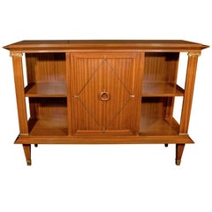Art Deco Neoclassical Cabinet in Cuban Mahogany by Pierre Lardin, France, 1940