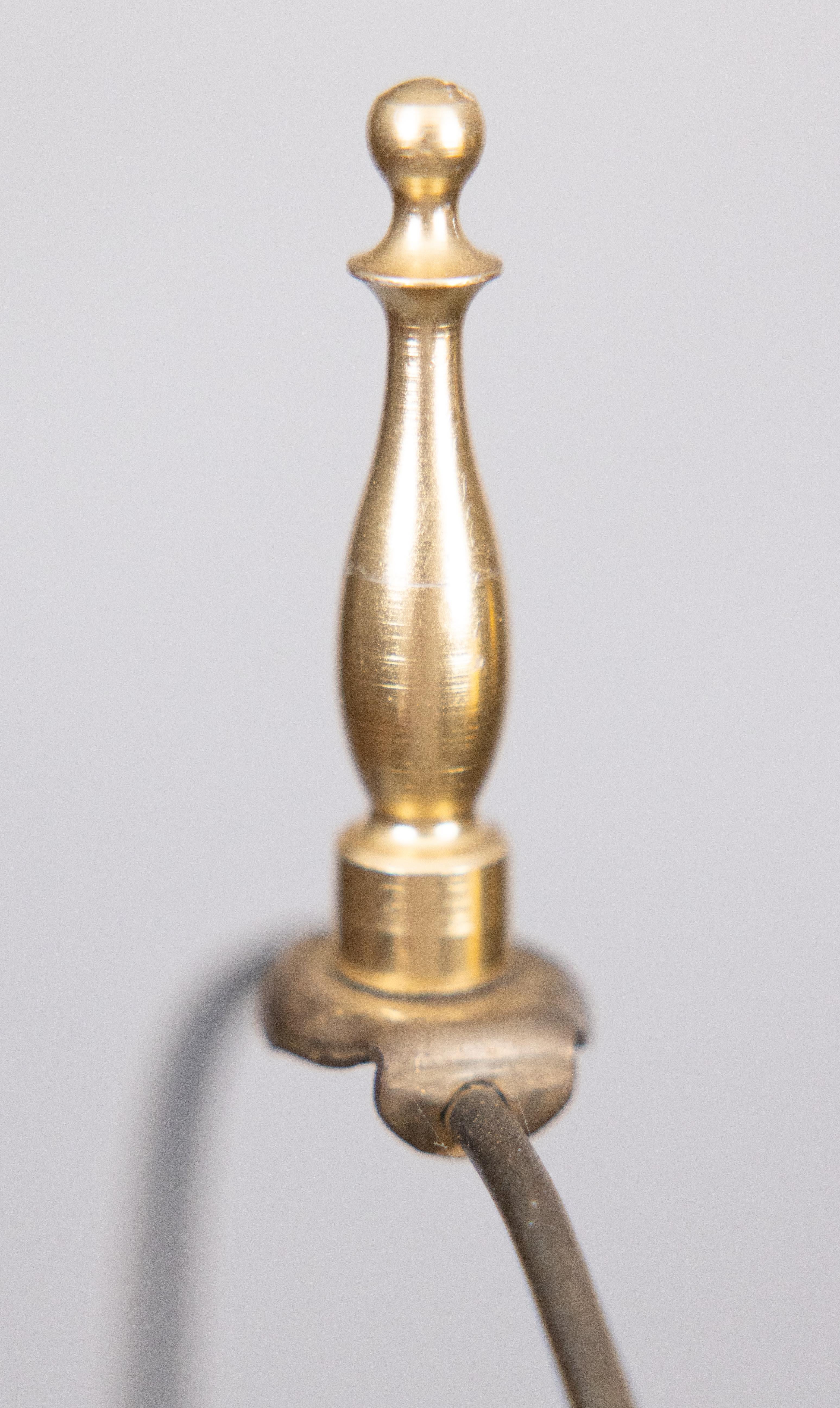 1940s Neoclassical Style Italian Giltwood Pricket Candlestick Table Lamp For Sale 4