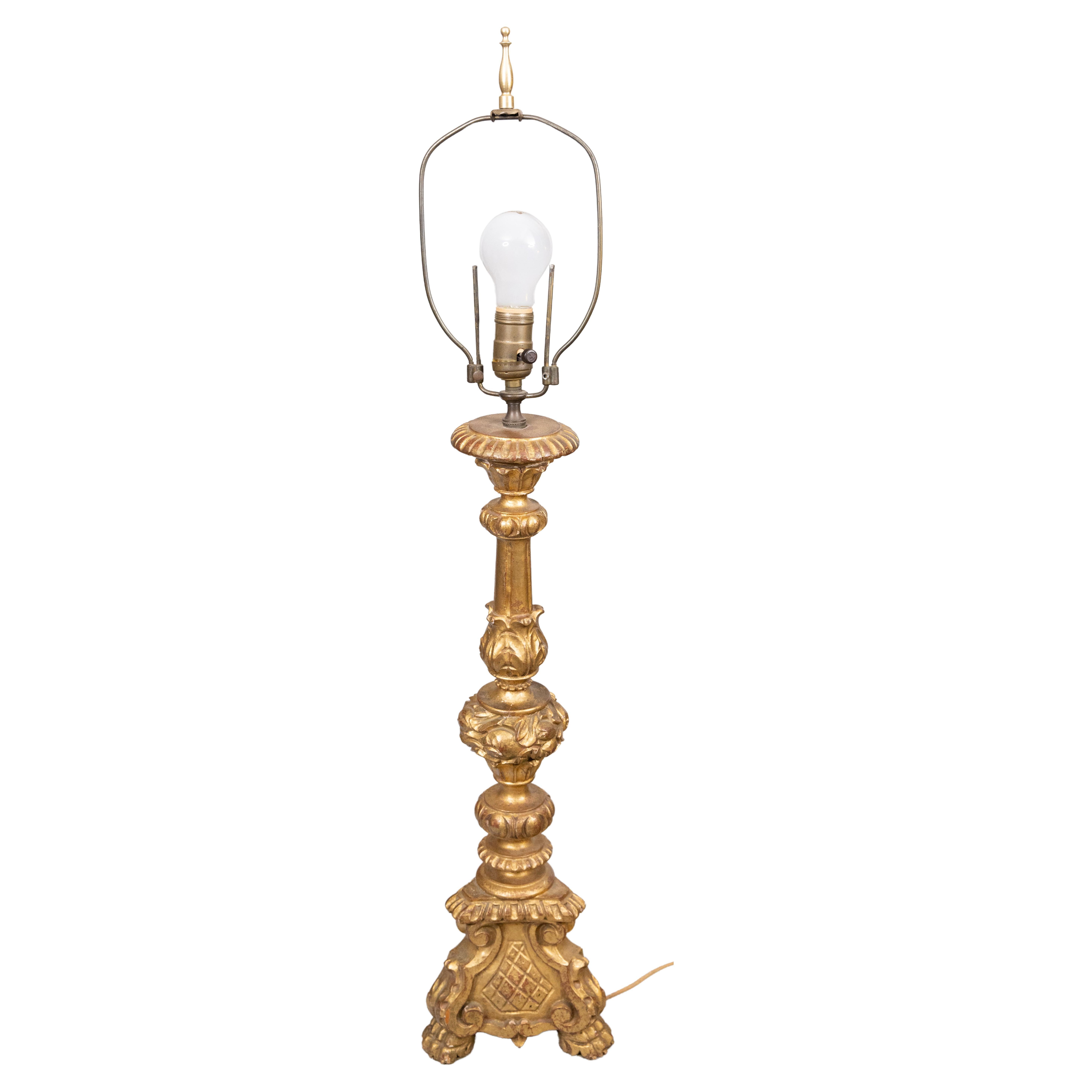 Lampada da tavolo a grillo in stile neoclassico italiano degli anni '40