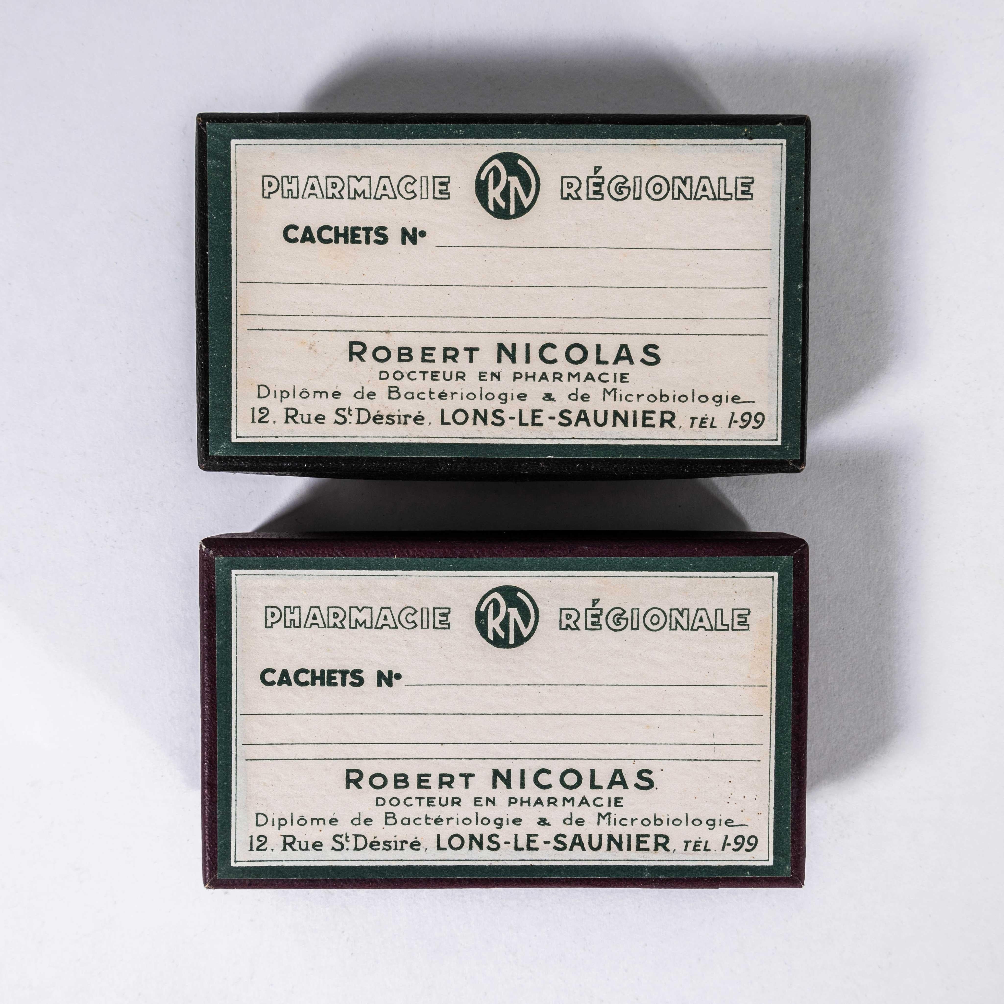 Caja de farmacia New Old Stock de 1940 - Gran cantidad disponible Francés en venta