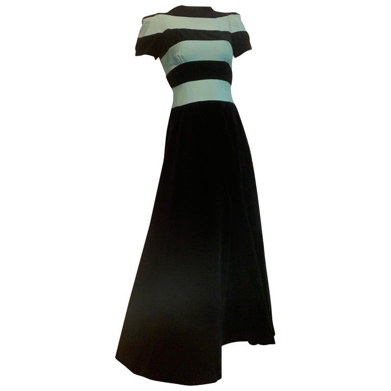 blue dress for baby girl Black&White 1950s Striped Fluorescent Green Lace Dress main image 1