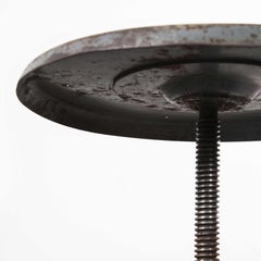 1940s Nicolle Pair of Low Industrial Swiveling Stools