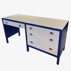 1940s Norman Bel Geddes Metal Desk for Simmons