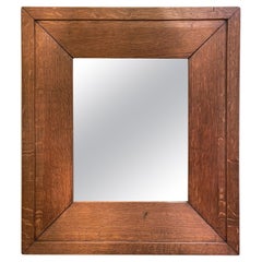 1940s Oak Mirror