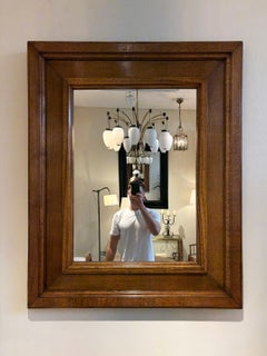 1940s Oak Mirror