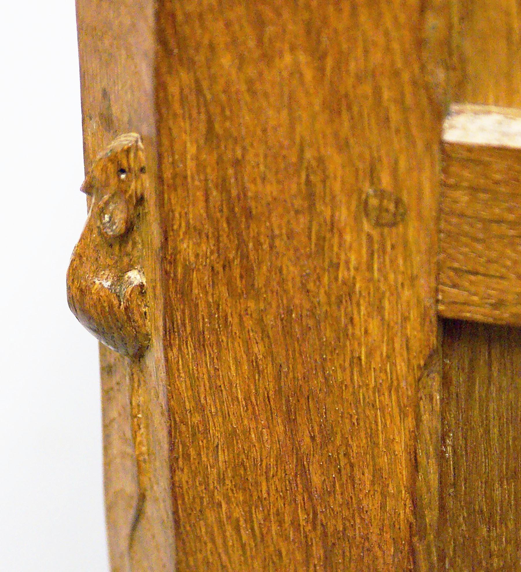 1940s Oak ‘Mouseman’ Sideboard In Good Condition In London, GB