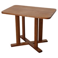 1940s Oak Side Table by Bas van Pelt for MyHome, Netherlands