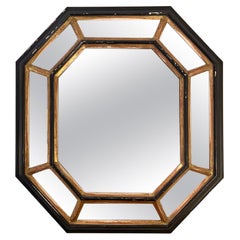 1940s Octagonal Cushioned Mirror