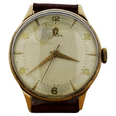 1940's Omega calibre 283 9K Rose Gold Manual 17j Extra Large 37mm Gents' Watch
