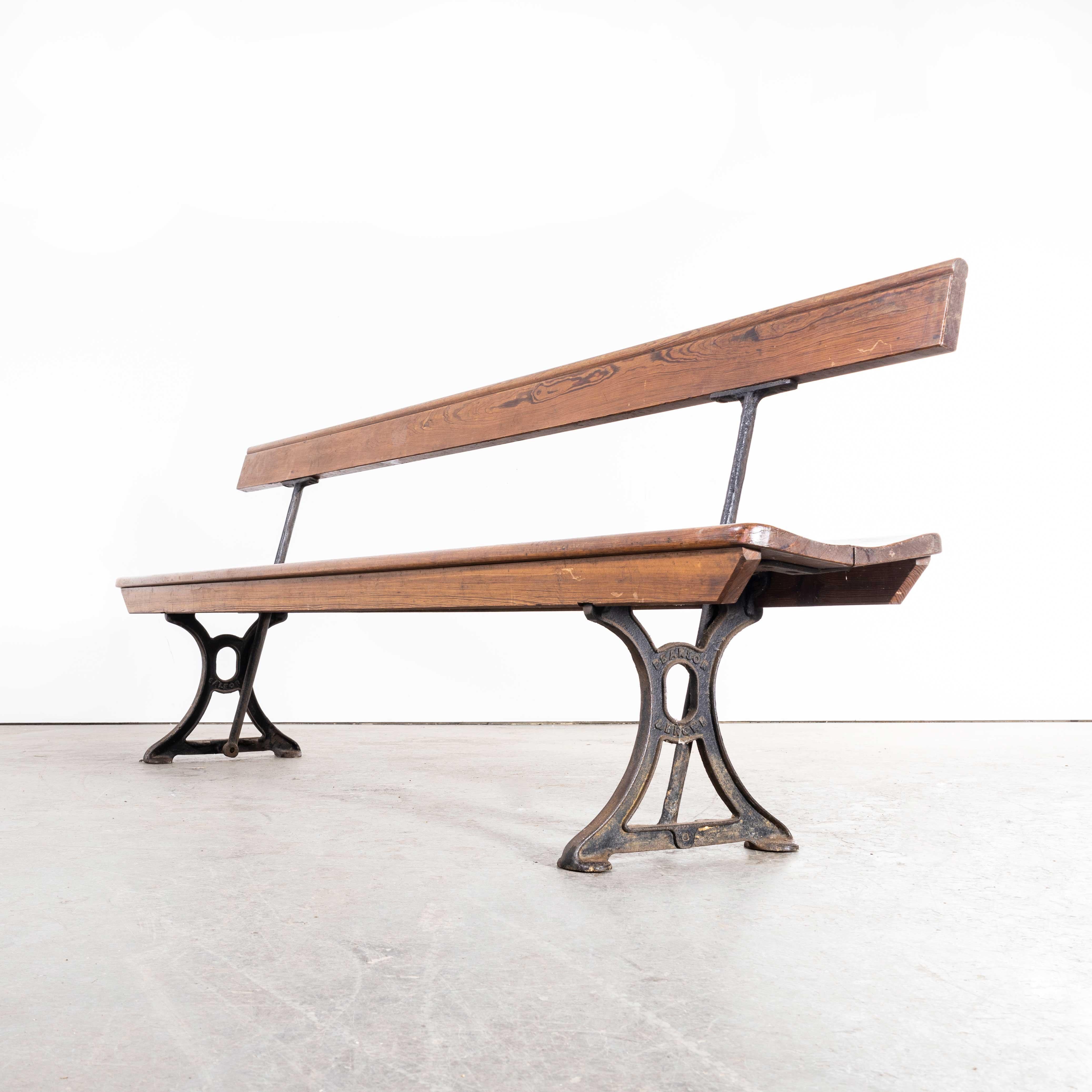 1940s Original British Station Benches – Model 2337
1940s Original British Station Benches – Model 2337. Sourced from a disused station in the midlands we have a number of these very original benches available. The benches feature heavy cast metal