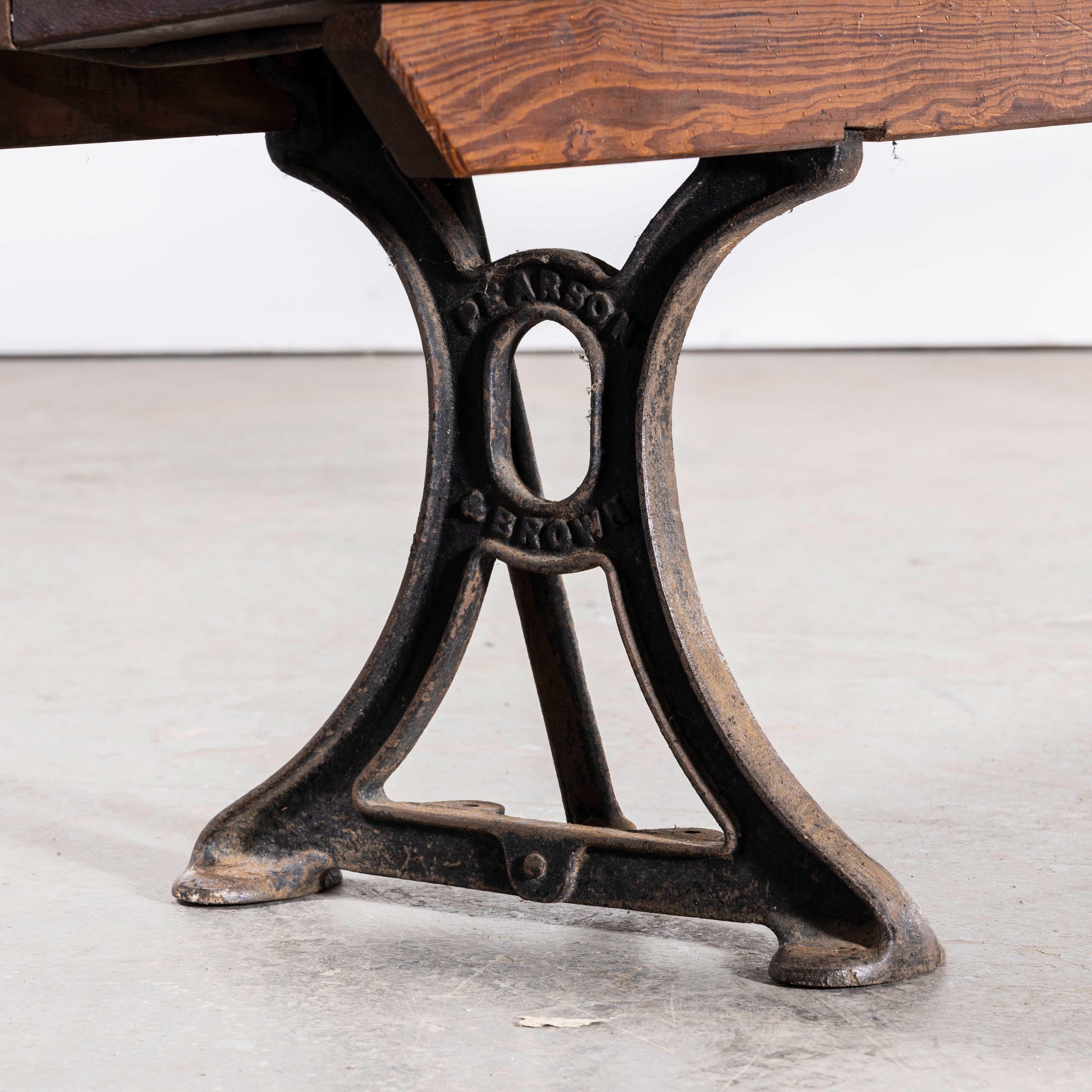 Mid-20th Century 1940s Original British Station Benches, Model 2338