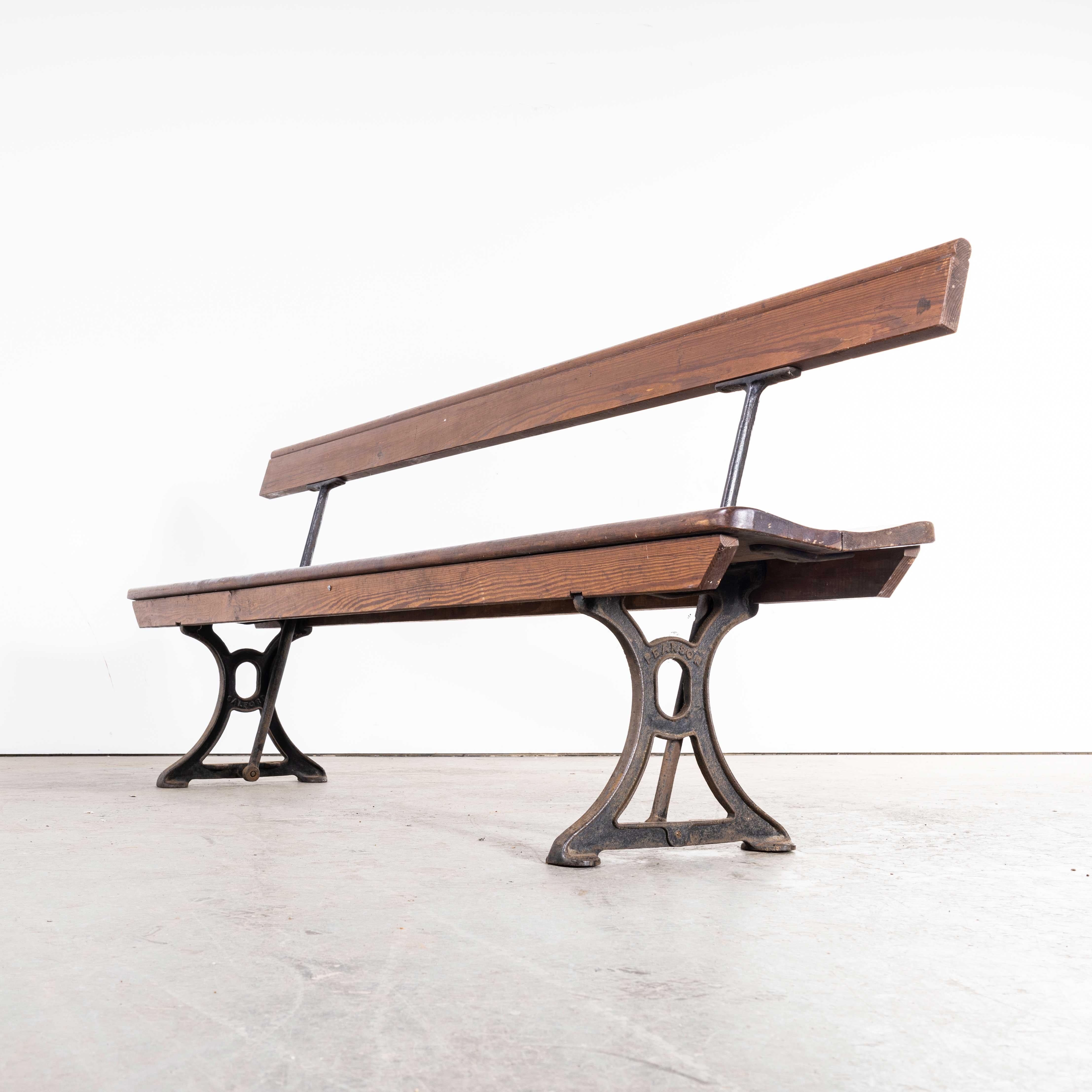 1940s Original British Station Benches, Model 2338 2