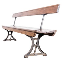 1940s Original British Station Benches, Model 2339