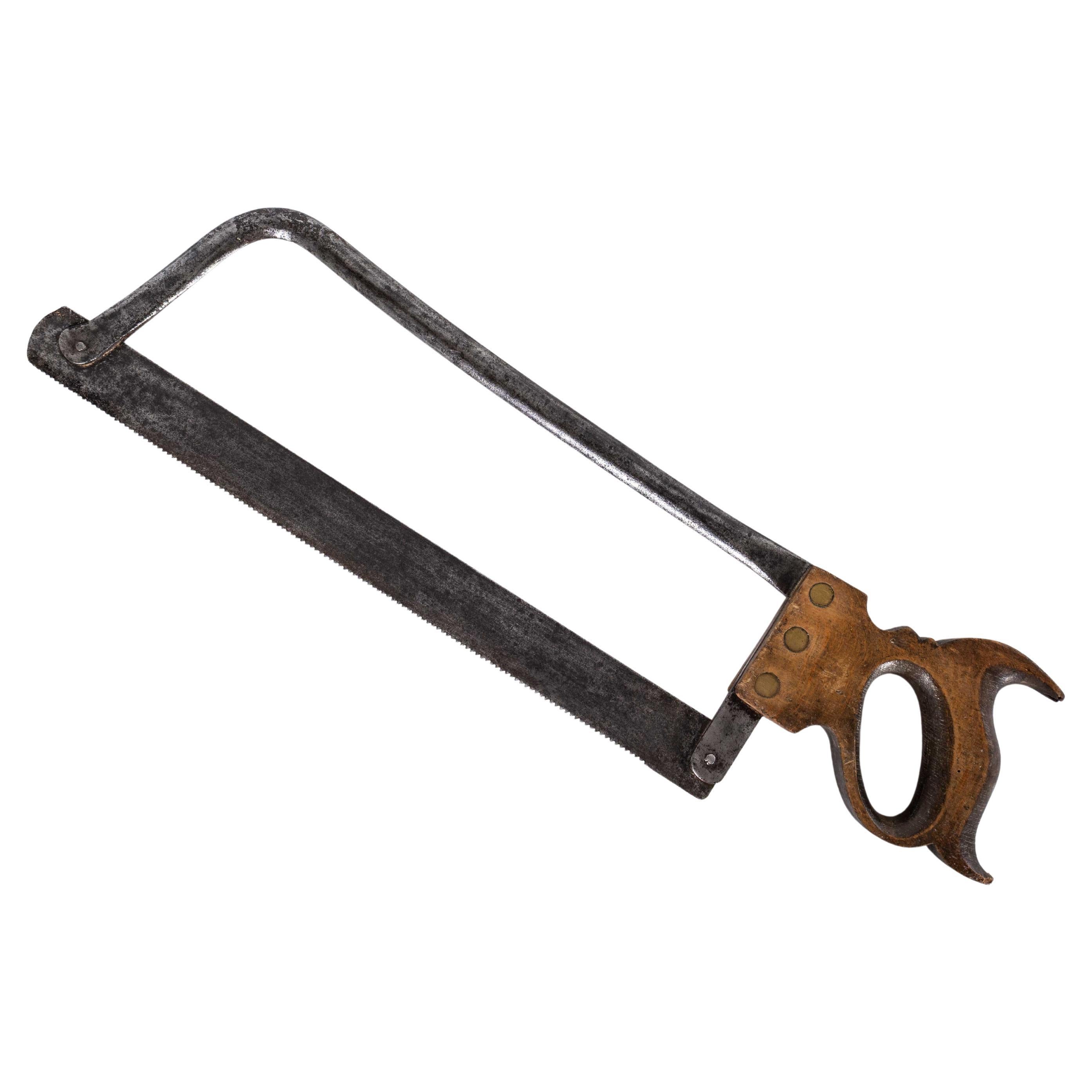 1940's Original Butchers Saw For Sale