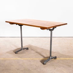 Tables de bistrot Fischel des années 1940, avec piètement d'origine (5409)