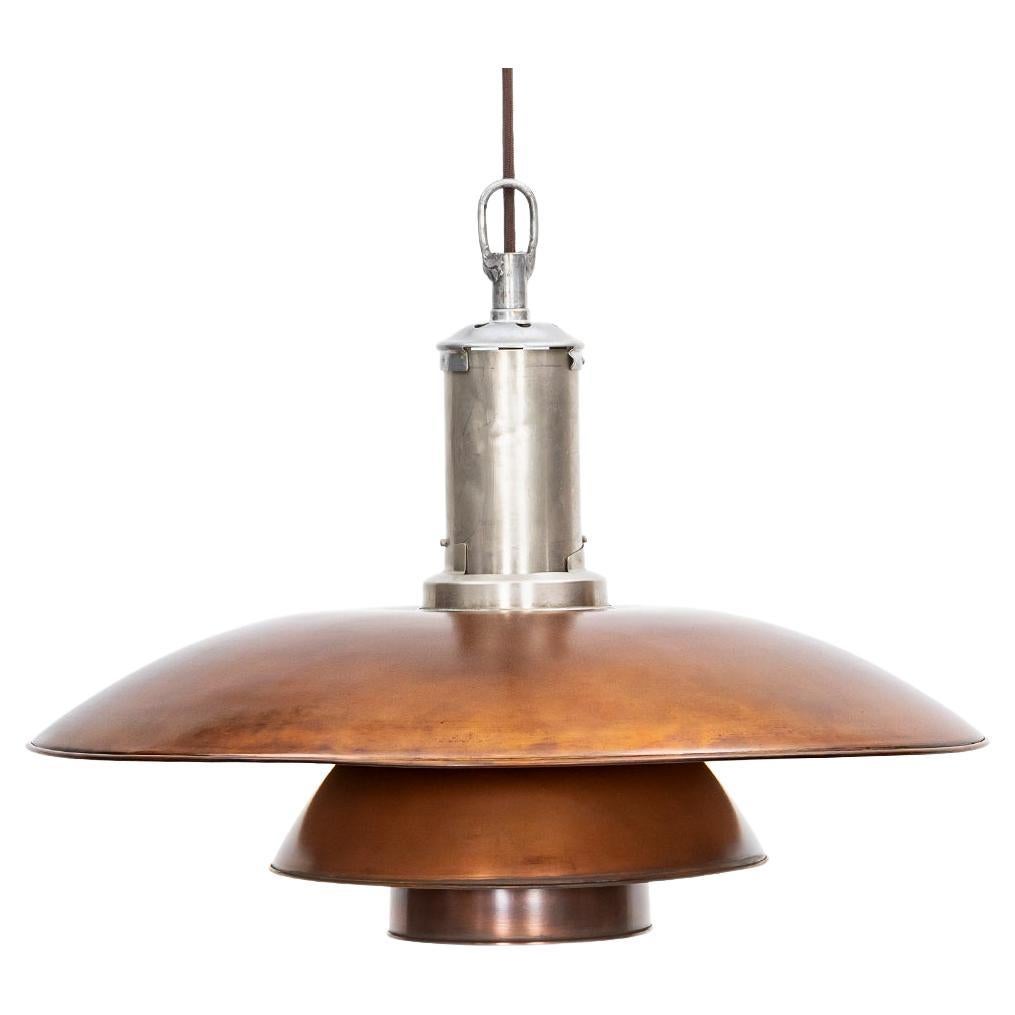 1940s Original Copper Ceiling Lamp 6/5 by Poul Henningsen 'b'