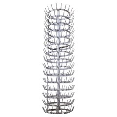 1940's Original French Bottle Drying Rack, 'Model 1400'