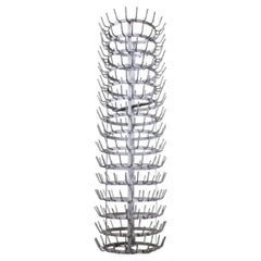 1940's Original French Bottle Drying Rack, 'Model 1400'